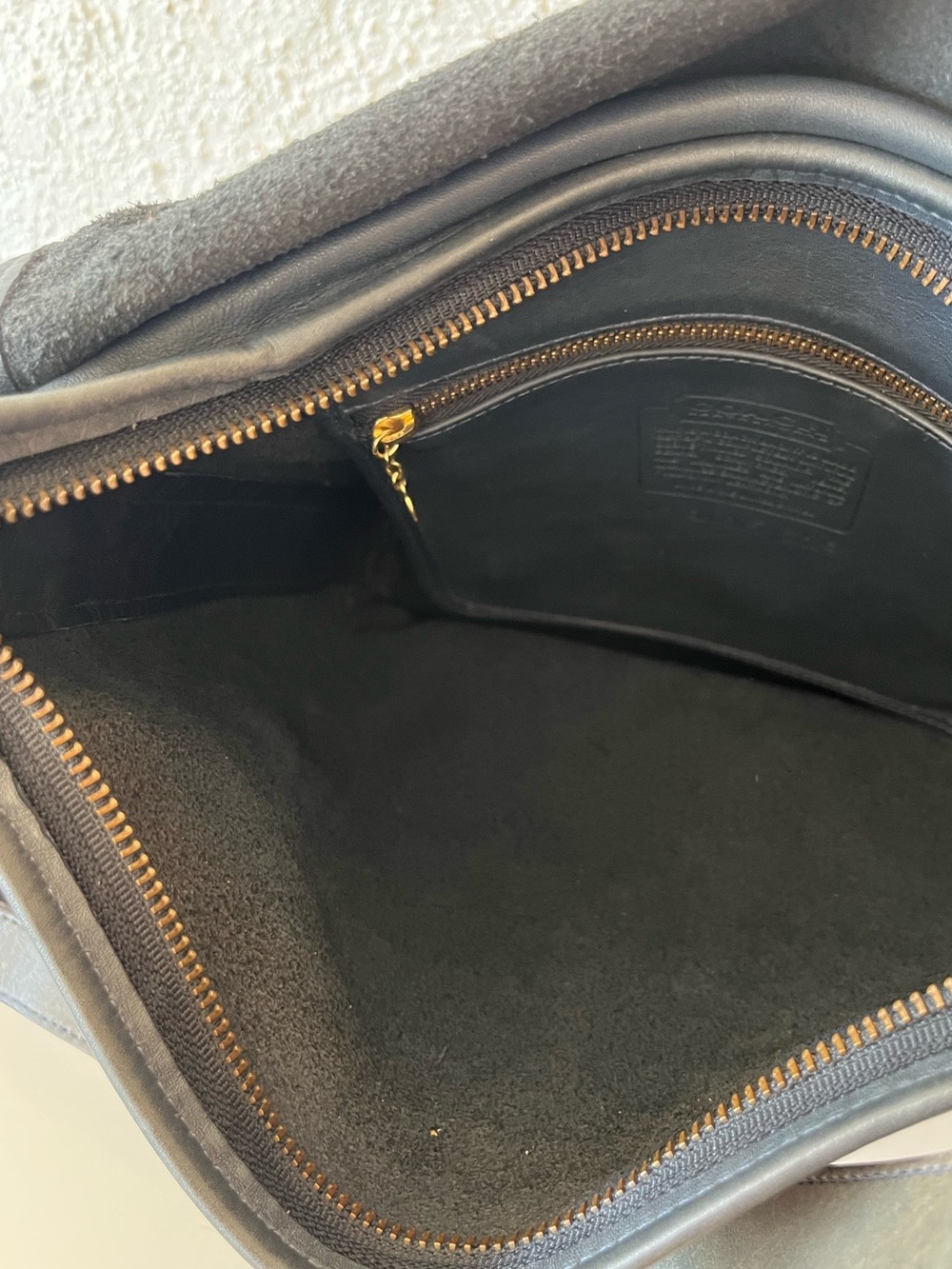 Vintage COACH Whitney 4415 blue / gray flap bag - Picture 13 of 15
